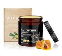 Ledeak Crème au Suif de Bœuf, 120g Naturel Beef Tallow Skincare pour Nourrir et Hydrater la Peau, Creme Corps Hydratante Crème de Suif et Miel pour Visage Corps