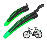 Ledeak Garde-Boue de Vélo, Montagne Cyclisme VTT Route Réglable Universelle Epaissir Elargir Les Ailes Avant Garde-Boue Arrière pour Selle de Single Speed Vélo Fixie Urbain Gravel Bike