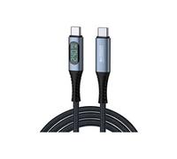 LEDEE - Câble USB - 24 pin USB-C (M) pour 24 pin USB-C (M) - USB4 - 48 V - 5 A - 1.5 m - Alimentation USB (240 W) - noir