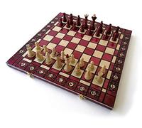 LEDELIRANT - Jeu d’Échecs 40×40 cm en Bois - Échiquier Pliable Premium avec Coffret - Pièces Lestées Feutrées - Ensemble Artisanal Haut de Gamme