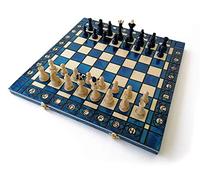 LEDELIRANT - Jeu d’Échecs 40×40 cm en Bois - Échiquier Pliable Premium avec Coffret - Pièces Lestées Feutrées - Ensemble Artisanal Haut de Gamme