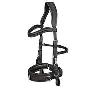 Leder-Kappzaum anatomic black Pony