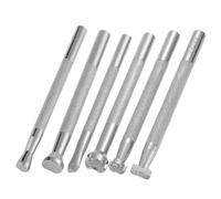 Leder Working Stamp Kit de 6 pièces pour cuir - Kit de punch - Pochoirs de selle et outils de sculpture pour amateurs, passionnés, artisans, hommes, femmes, professionnels, artisanat du cuir