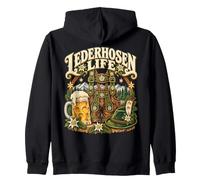Lederhosen Life Culture Bavaroise Beer Lederhosen Sweat à Capuche