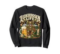 Lederhosen Life Culture Bavaroise Beer Lederhosen Sweatshirt