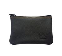 Lederprinz® | Etui Porte-clés Noir | Sac en Cuir véritable clé Madame | Fabriqué en Allemagne | Cuir Nappa | Artisanal