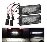 LEDFEWAG 2 Pièces LED Éclairage plaque immatriculation auto Compatibile pour GOLF 5 6 7 MK5 GTI MK6 MK7 etc.