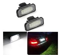 LEDFEWAG 2 Pièces LED Éclairage plaque immatriculation auto Compatible pour C-Class W203 4 porte Sedan 2000-2007