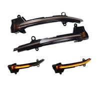 LEDFEWAG 2 pièces LED Feux de jour Clignotant Latéraux Dynamique Ambre Rétroviseur Compatible pour Seat Ateca 5D 2016-2019