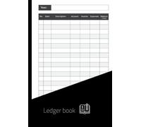 Ledger Book: inventory ledger , the secretary register: Account Recorder & Tracker Notebook: