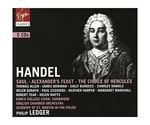 Ledger, Philip - Haendel : Saül / Alexander's Feast / The Choice Of Hercules (Coffret