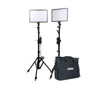 LEDGO Kit E268CII Bi-Color Trépieds et 2 Panneaux LED