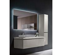 Ledimex Miroir de Salle de Bain LED carré 120 x 80 cm Rétrolumination LED avec IRC >80 - Lumière Froide - Modèle Suède