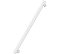 Ledinestra Stabförmige Led-Lampe Aus Gefrostetem Kunststoff, S14d Fassung, Dimmbar, Warmweißes Licht Mit 2700 K, 50 Cm Lang, 4.7 W, 470 Lm, Ausgezeichnete Farbwiedergabe Mit Cri 90, Eek F.
