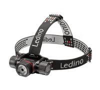 Ledino Lampe frontale LED 'Vahr' jusqu'à 180° Source de lumière amovible 11140200001022 Orientable : jusqu'à 180° / Flux lumineux : 2000 lumens / Matériau : aluminium anodisé / Portée : jusqu'à 100 m