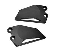 LEDISHUN Motorcycle Accessories - Front & Rear Foot Pegs, Heel Plates Guard Protector for KTM Duke 390, 250, 200, 125 '17-'23 (Black,Front)