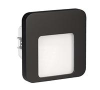 LEDIX 01-221-62, LEDWandleuchte, Aluminium, schwarz, 7,3 x 7,3 x 4,2 cm