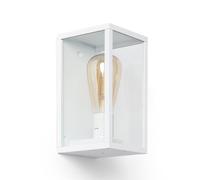 LEDKIA Applique Murale Extérieure Aluminium et Verre Atrium Blanc