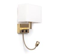 LEDKIA Applique Murale Métal avec Flex LED de Lecture Waldorf Laiton