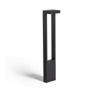 LEDKIA Balise Extérieure LED 65cm 10W Aluminium Droxe Noire Noir