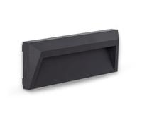LEDKIA Balise LED Extérieure 2W en Saillie au Mur Chester 3000K Blanc chaud