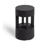 LEDKIA Balise LED Extérieure 7W Aluminium 14cm Mokka Noir