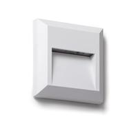 LEDKIA Balise LED Murale Extérieure Carrée Edulis 4000K Blanc Blanc neutre