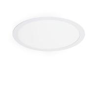 LEDKIA Dalle LED 24W Ronde Extra-Plate Coupe Ø 275 mm 4000K Blanc neutre | Éclairage 2000 lm | Installation Facile | Grand Angle 280mm, Blanc Neutre 4000K