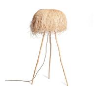 LEDKIA LIGHTING lampadaire en rotin Lasje Naturel