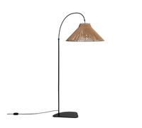 LEDKIA Lampadaire Extérieur Métal et Corde Montreal Naturel | E27 Ampoule Compatible | Design Unique IP44 | Usage Intérieur Extérieur | Hauteur 1552mm