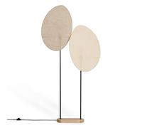 TechBrey Lampadaire Métal et Textile Elliptica Noir Noir G