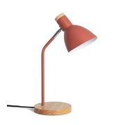 LEDKIA Lampe de Bureau Flex Aluminium et Bois Luxo Terre cuite