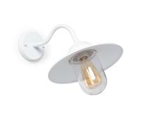 LEDKIA Lampe Murale Extérieure Aluminium Adaoua Blanc