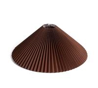 LEDKIA LIGHTING Abat-jour en tissu Luanda Marron foncé
