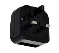 LEDKIA LIGHTING Adaptateur Prise Type C Tête Plate avec Câble Droit à Prise Type G (UK) Noir