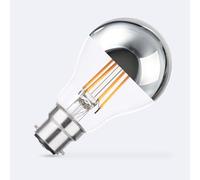 LEDKIA LIGHTING Ampoule Filament LED B22 8W 800 lm A60 Chrome Reflect No Flicker 2200K Super chaud