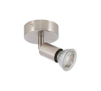 LEDKIA LIGHTING Applique Aluminium Orientable Oasis 1 Spot Argenté GU10