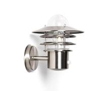 LEDKIA LIGHTING Applique Extérieure Acier Inoxydable Stage avec Capteur PIR Argent E27