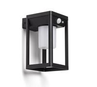 LEDKIA LIGHTING Applique Murale Extérieur Solaire LED 2.5W Aluminium avec Détecteur de Mouvement Devah Noir