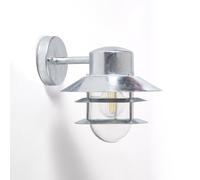 LEDKIA LIGHTING Applique Murale Extérieure Acier Galvanisé Coastal Stage Argent