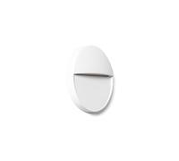 LEDKIA LIGHTING Applique Murale Extérieure LED 3W CCT Sélectionnable en Saillie Ronde Jade Blanc