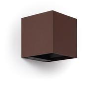 LEDKIA LIGHTING Applique murale extérieure solaire LED en aluminium Denny Rouille
