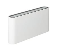 LEDKIA LIGHTING Applique Murale LED Extérieure Einar 12W Éclairage Double Face Rectangulaire Blanche 2700K Blanc chaud