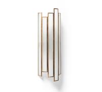 LEDKIA LIGHTING Applique Murale Métal et Verre Bredos Doré