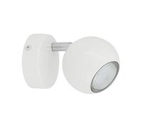 LEDKIA LIGHTING - Applique Murale Orientable | Spot GU10 | Aluminium Durable | Éclairage Intérieur Polyvalent | Pour Magasins, Vitrines et Maisons, Blanc, Aluminium