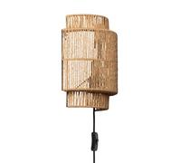 LEDKIA LIGHTING Applique Murale Rotin Kirito Naturel E27