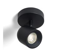 LEDKIA LIGHTING Applique Orientable Aluminium Caleb 1 Spot Noir GU10