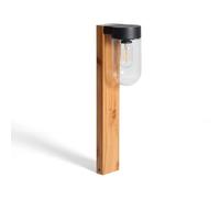 LEDKIA LIGHTING Balise Extérieur en Saillie sur Pied 50cm Acier et Verre Sentinel E27