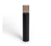 LEDKIA LIGHTING Balise Extérieure en Saillie sur Pied 50 cm Aluminium Solok Noir mat E27