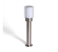 LEDKIA LIGHTING Balise Extérieure en Saillie sur Pied 50cm Acier Inoxydable Martin Gris E27